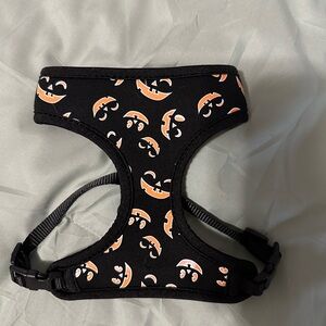 Black and Orange Halloween Dog Harness